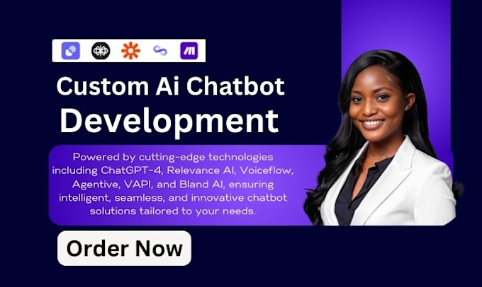 Gig Preview - Build relevance ai chatbot saas ai chatbot chatbot voiceflow chatbot develop