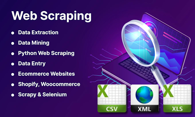 Gig Preview - Do web scraping and data mining