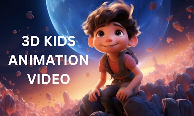 Bestseller - 3d kids animation 3d kids cartoon animation video 3d character animation video