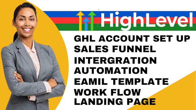 Gig Preview - Build gohighlevel website, go high level funnel gohighlevel landing page ghl