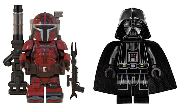 Bestseller - do custom 3d lego, minifigure, lego animation, toys, action figure, 3d printing