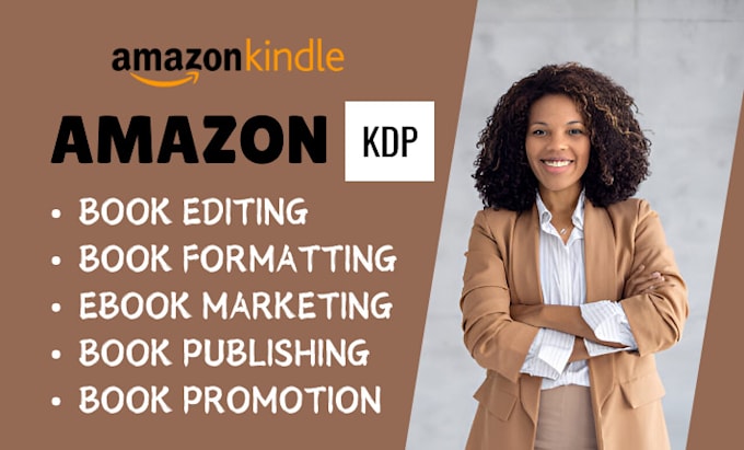 Gig Preview - Format and publish your book on amazon kdp with book promotion