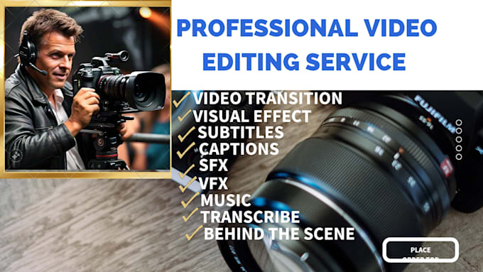 Gig Preview - Bring your video to life with amazing editing service