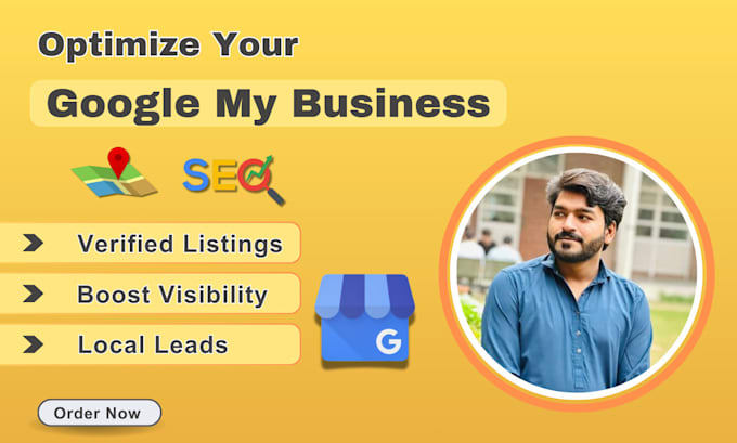 Gig Preview - Optimize your google my business listing for local SEO gmb ranking