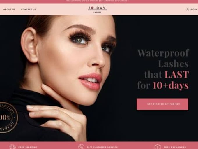 Bestseller - do fine cosmetics website design