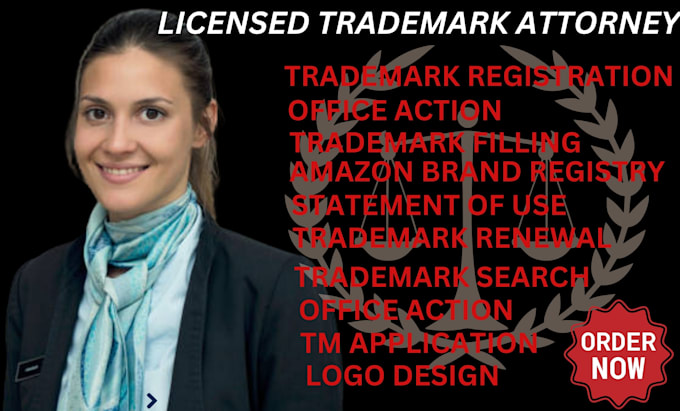 Gig Preview - Be your US licensed attorney for trademark