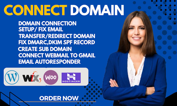 Gig Preview - Connect domain with gohighlevel godaddy shopify wix squarespace and any website