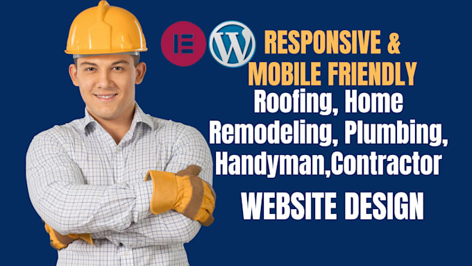 Bestseller - design roofing home remodeling contractors plumber handyman website and lead