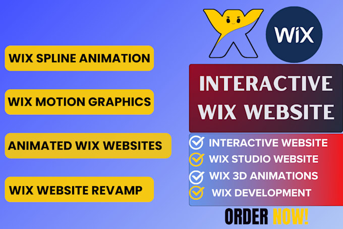 Gig Preview - Do responsive wix website redesign wix studio website interactive wix website