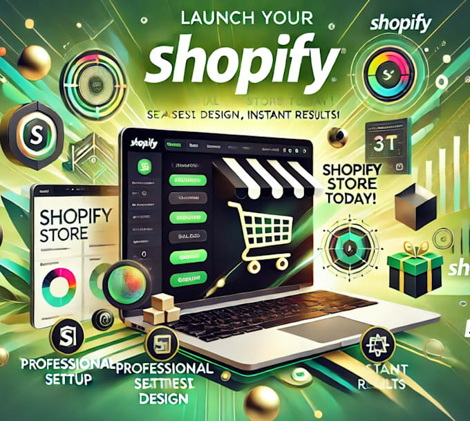 Gig Preview - Build a customized and complete shopify store