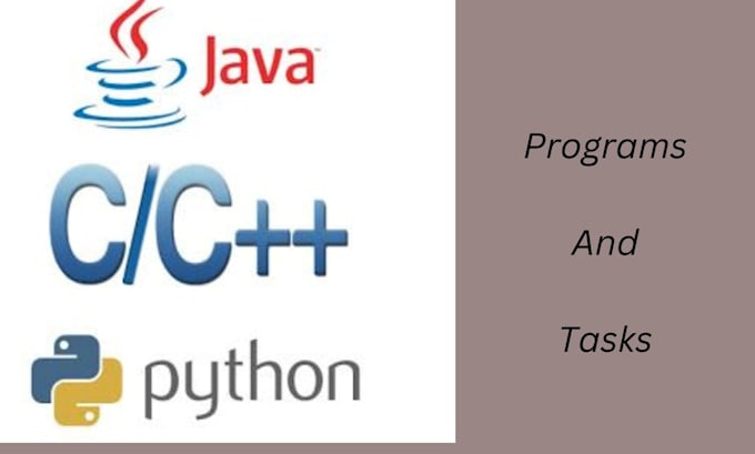 Gig Preview - Do python java programming projects and tasks