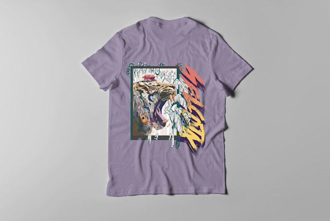 Gig Preview - Design an illustrated tshirt concept