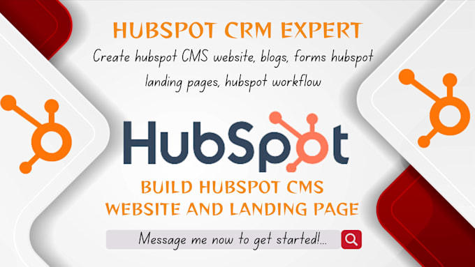 Gig Preview - Create hubspot cms website, blogs, forms hubspot landing pages, hubspot workflow