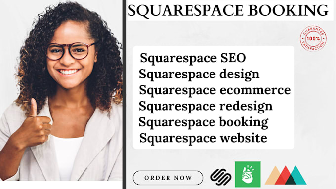 Gig Preview - Redesign squarespace website printify squarespace SEO squarespace booking