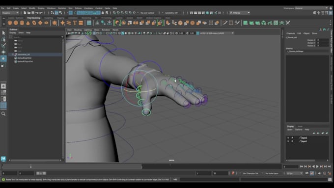 Gig Preview - Animate3d, ue5 ik fk rig, facial rig,52 arkit blendshapes, control rig,joint rig