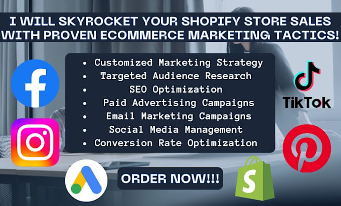 Bestseller - skyrocket your shopify store sales with proven ecommerce marketing tactics