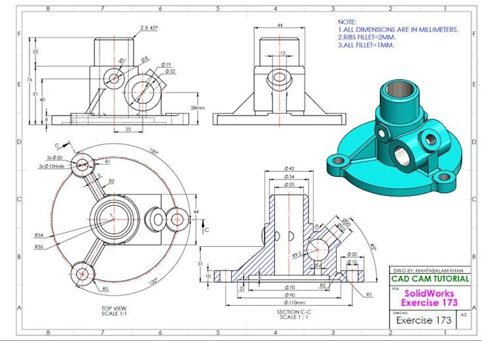 Gig Preview - Make technical drawing for you