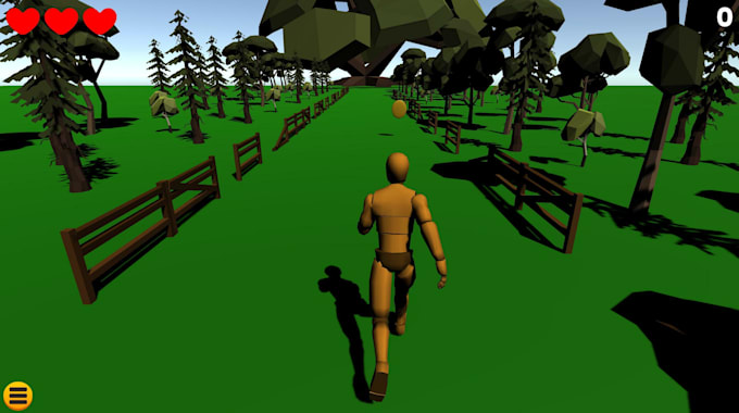 Gig Preview - Build platformer multiplayer game, simulation racing game, endless runner game