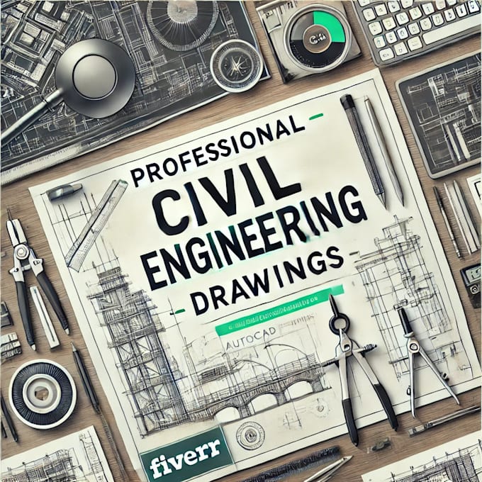 Gig Preview - Create professional civil engineering drawings and designs