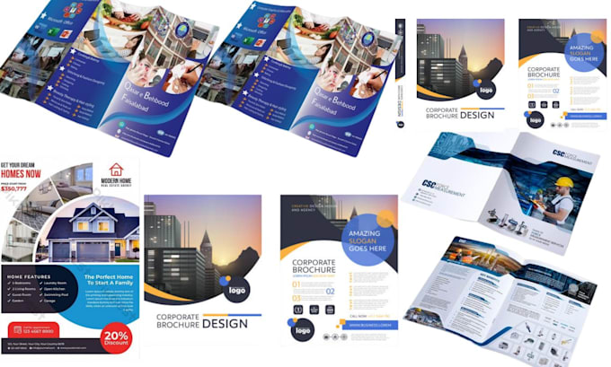 Gig Preview - Comapny profile company logo flyer brouchure booklet magazine proposal on canva