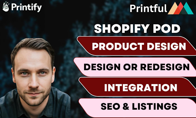 Gig Preview - Shopify print on demand shopify printify, printful, gelato, etsy printful