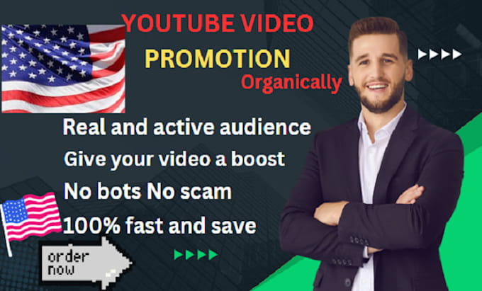 Bestseller - do USA youtube promotion, USA video promotion to organic USA audience