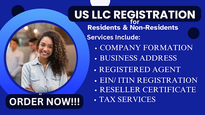 Gig Preview - Do llc formation in the US for residents and non resident