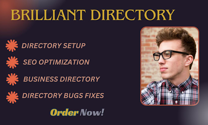 Gig Preview - Design business directory, brilliant and web directory