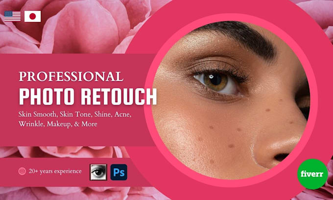 Gig Preview - Do professional skin retouching for portrait photos