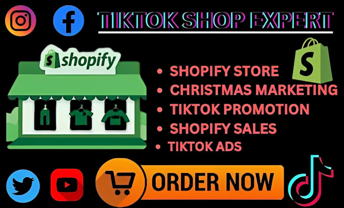 Bestseller - promote shopify chrismas store boost shopify sales on tiktok shop