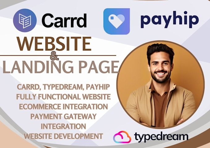 Gig Preview - Design carrd typedream payhip website redesign carrd website carrd landing page