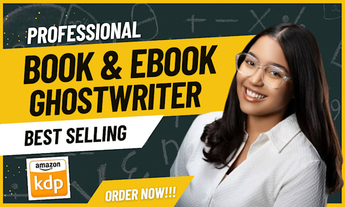 Gig Preview - Be your self help ebook ghostwriter book editor, fiction, non fiction amazon kdp