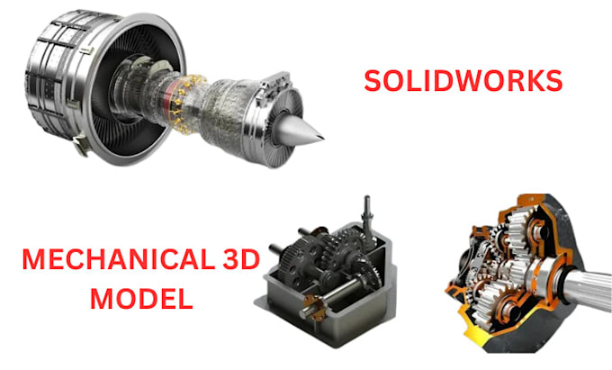 Gig Preview - Do mechanical 3d model of product with solidworks and cad drawing