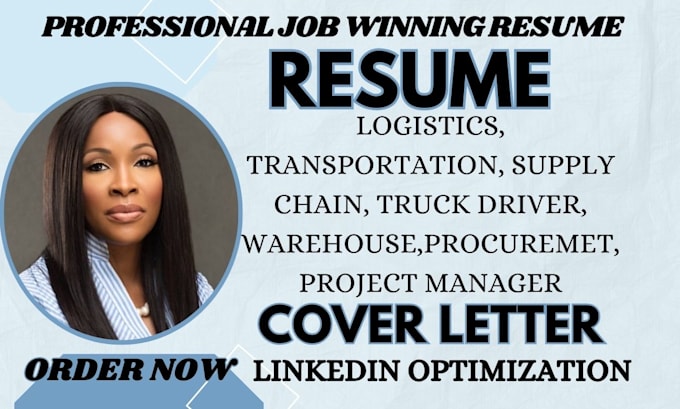 Gig Preview - Deliver a project coordinator procurement logistic distribution manager, resume