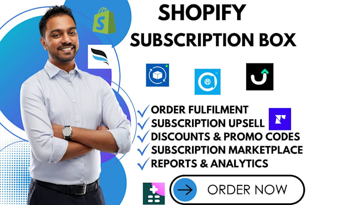 Gig Preview - Shopify subscription recharge box appstle subify seal paywhirl yotpo cratejoy