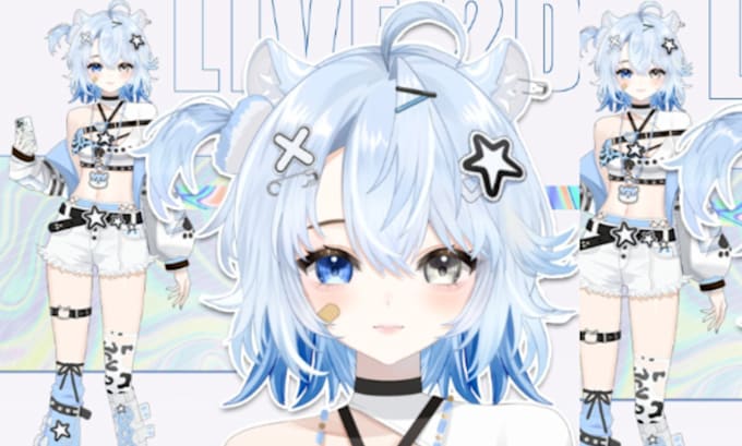 Gig Preview - 3d vtuber model, vtuber commission live2d, vseeface dakimakura, rig vrchat anime