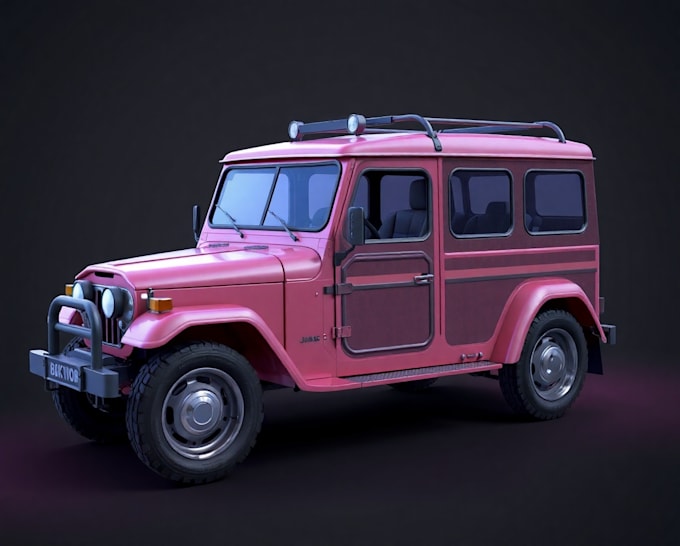 Gig Preview - Do 3d car modeling and animation, 3d car model for roblox game, 3d blender