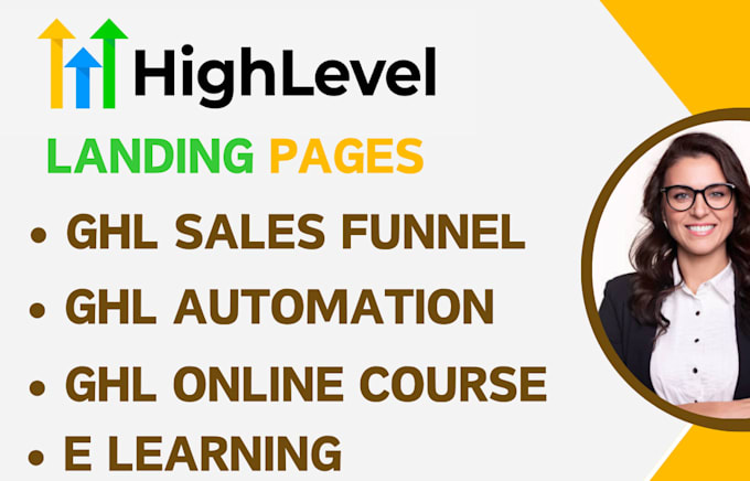 Gig Preview - Create your e learning membership or online course website in gohighlevel ghl