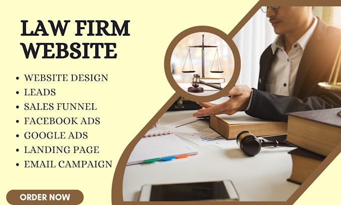 Bestseller - design law firm website, attorney, lawyer, legal, wordpress website development