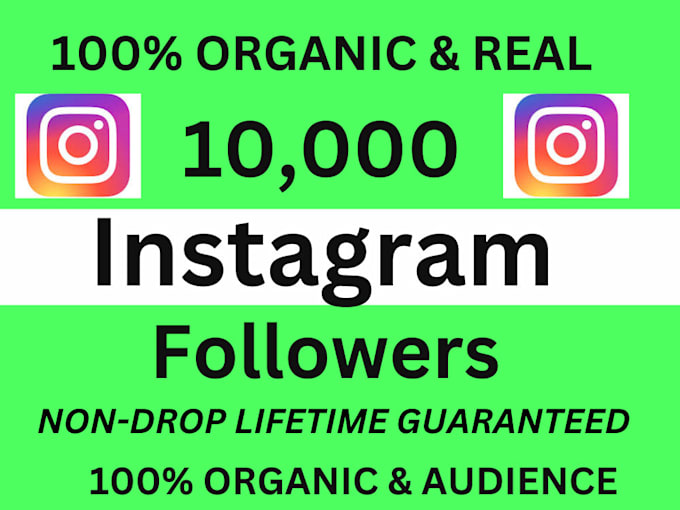 Gig Preview - Buy 10k instagram followers fast