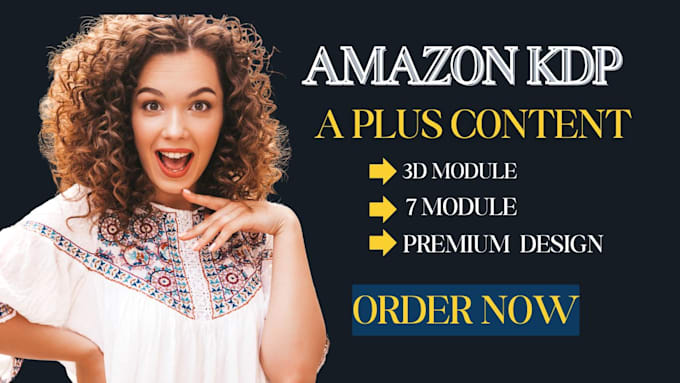 Gig Preview - Amazon ebc a plus content amazon a plus amazon images, amazon ebc design images