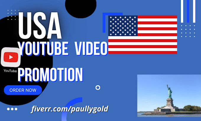 Gig Preview - Do super fast uk usa youtube channel video promotion gain USA UK audience views