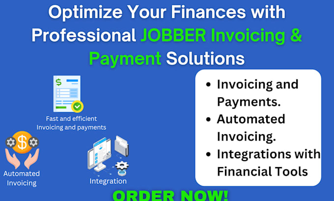 Gig Preview - Jobber invoicing setup, configuration, automated reminders, templates creation