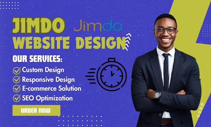 Gig Preview - Design and redesign professional jimdo website for you