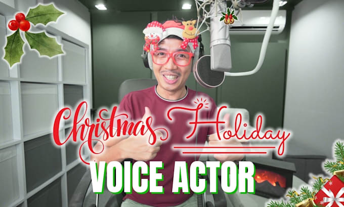 Gig Preview - Record your christmas voiceover or holiday narration