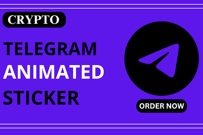 Gig Preview - Create animated telegram stickers, emojis stickers for crypto and meme coin