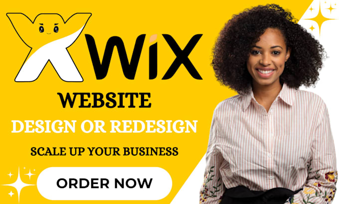 Gig Preview - Do wix website design wix website redesign wix website development wix website