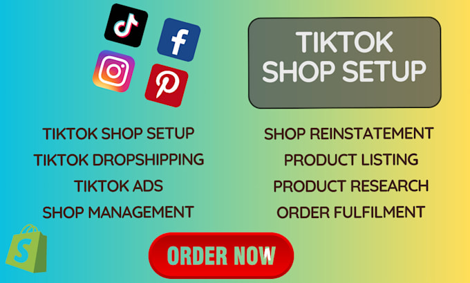 Gig Preview - Fix rejected tiktok shop tiktok shop setup dropshipping facebook marketing ads