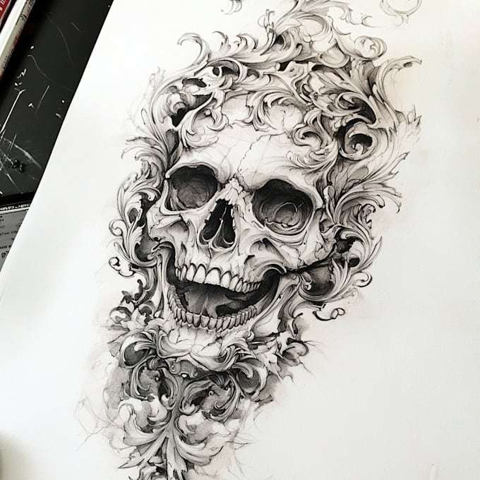 Gig Preview - Design a custom tattoo design in any style for you