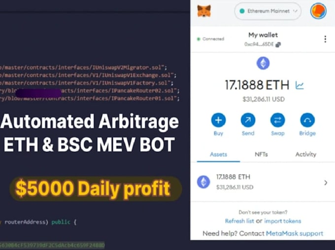 Gig Preview - Token launchpad trading volume holder bumping bot on eth solana sui xrpl